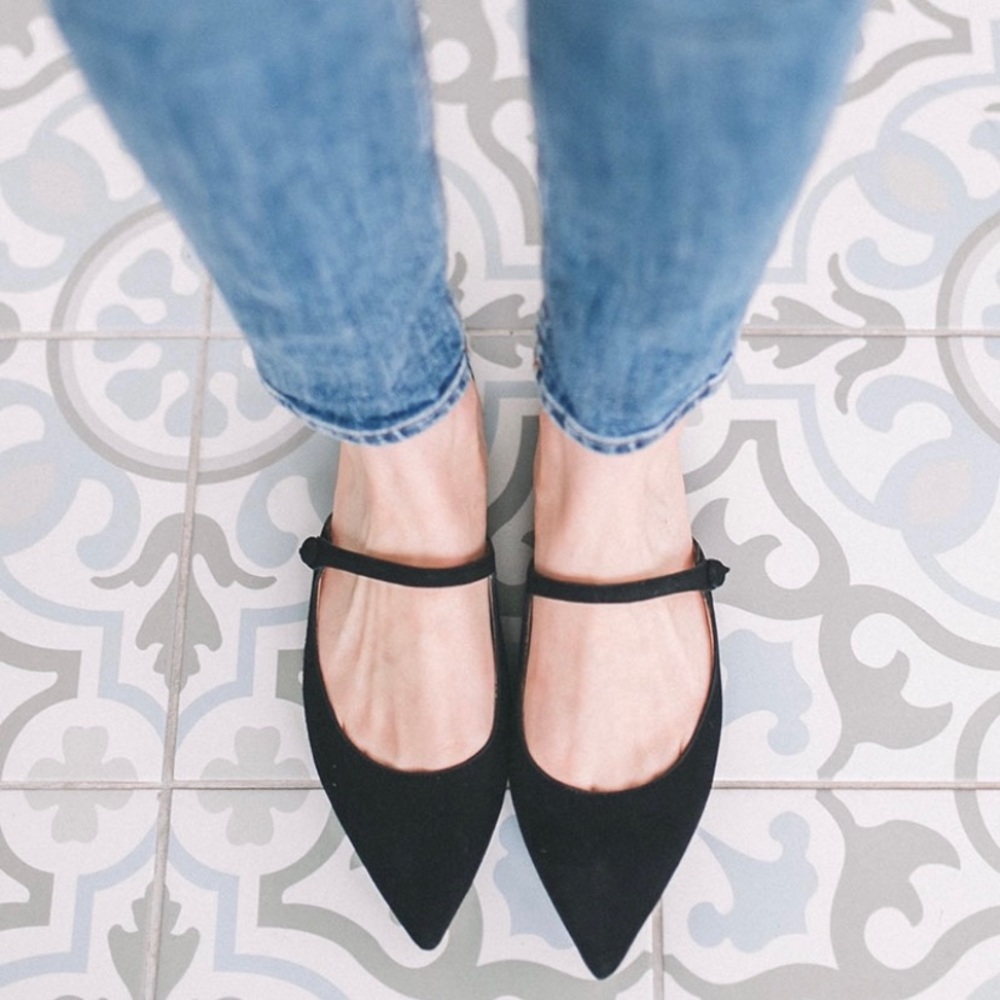 Jcrew suede Gwen mules, size 7